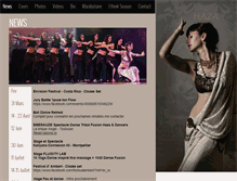 Tablet Screenshot of hazafusiondance.com